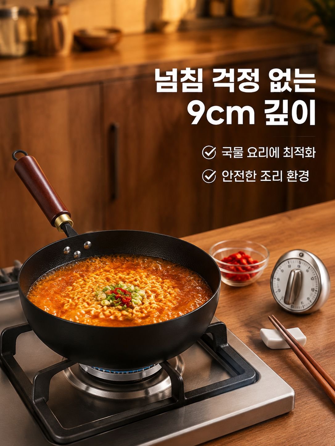 인덕션용 깊은 프라이팬