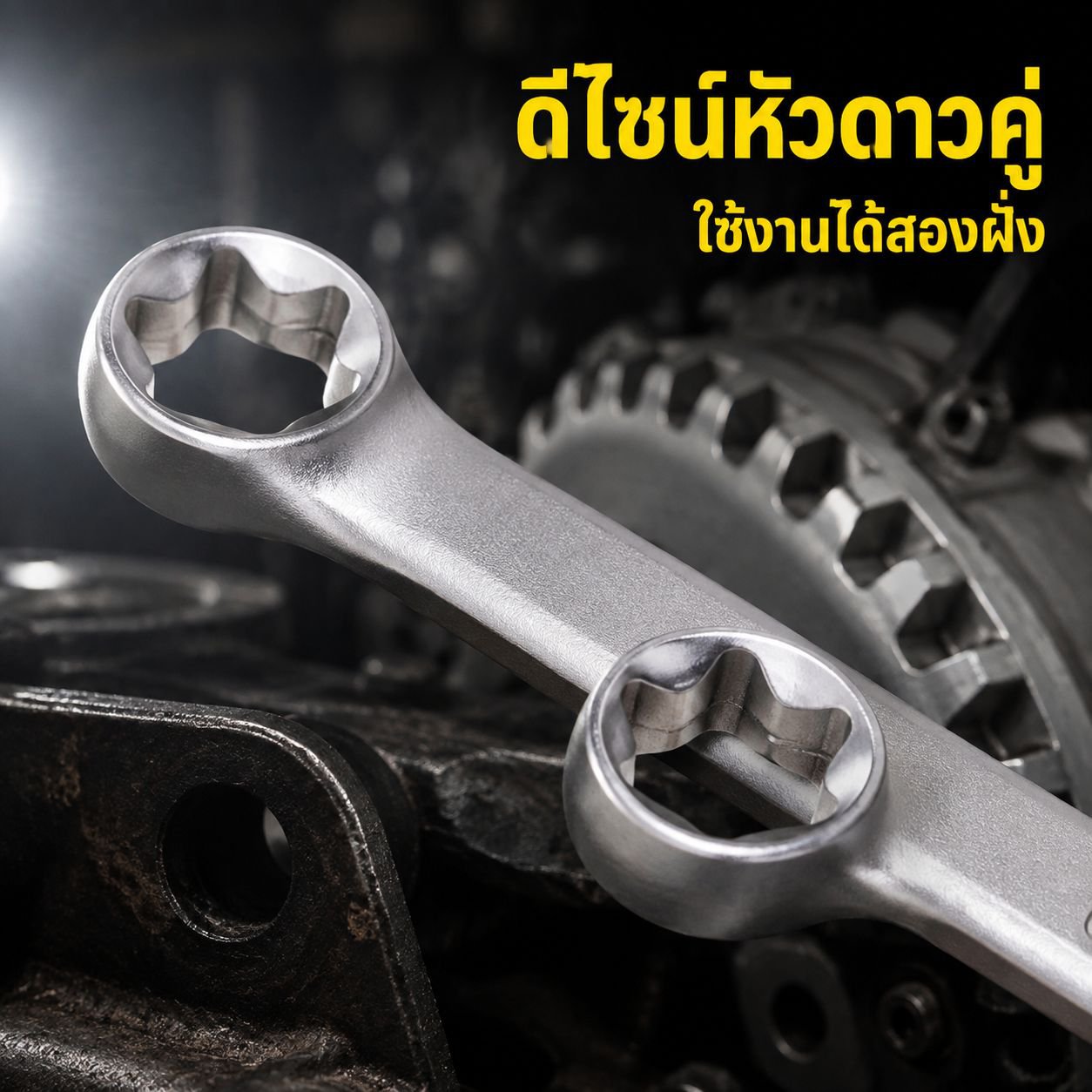 ประแจพ่นทรายแบบ E-type, เครื่องมือทอร์กซ์หกเหลี่ยมสองด้าน