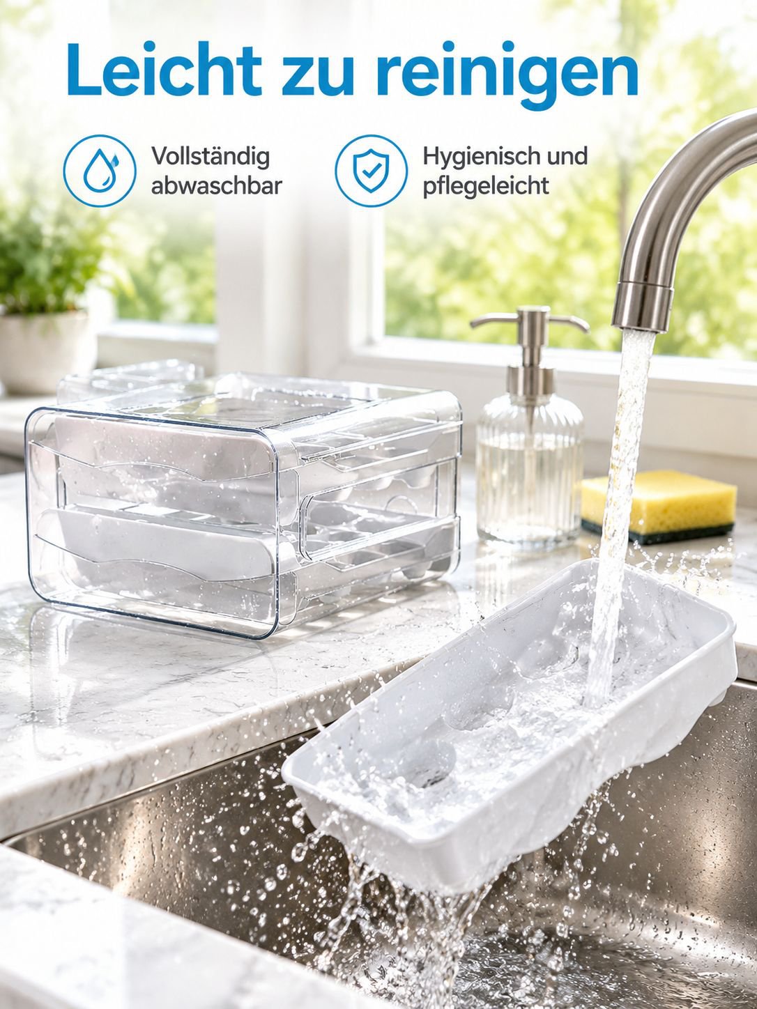 Eier-Aufbewahrungsbox für eine ordentliche und hygienische Küche