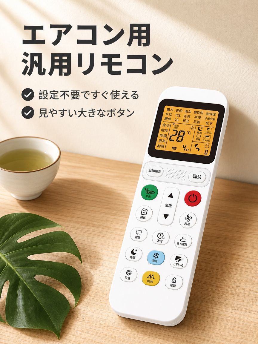 エアコン汎用リモコン 全対応型スマート赤外線リモコンボード