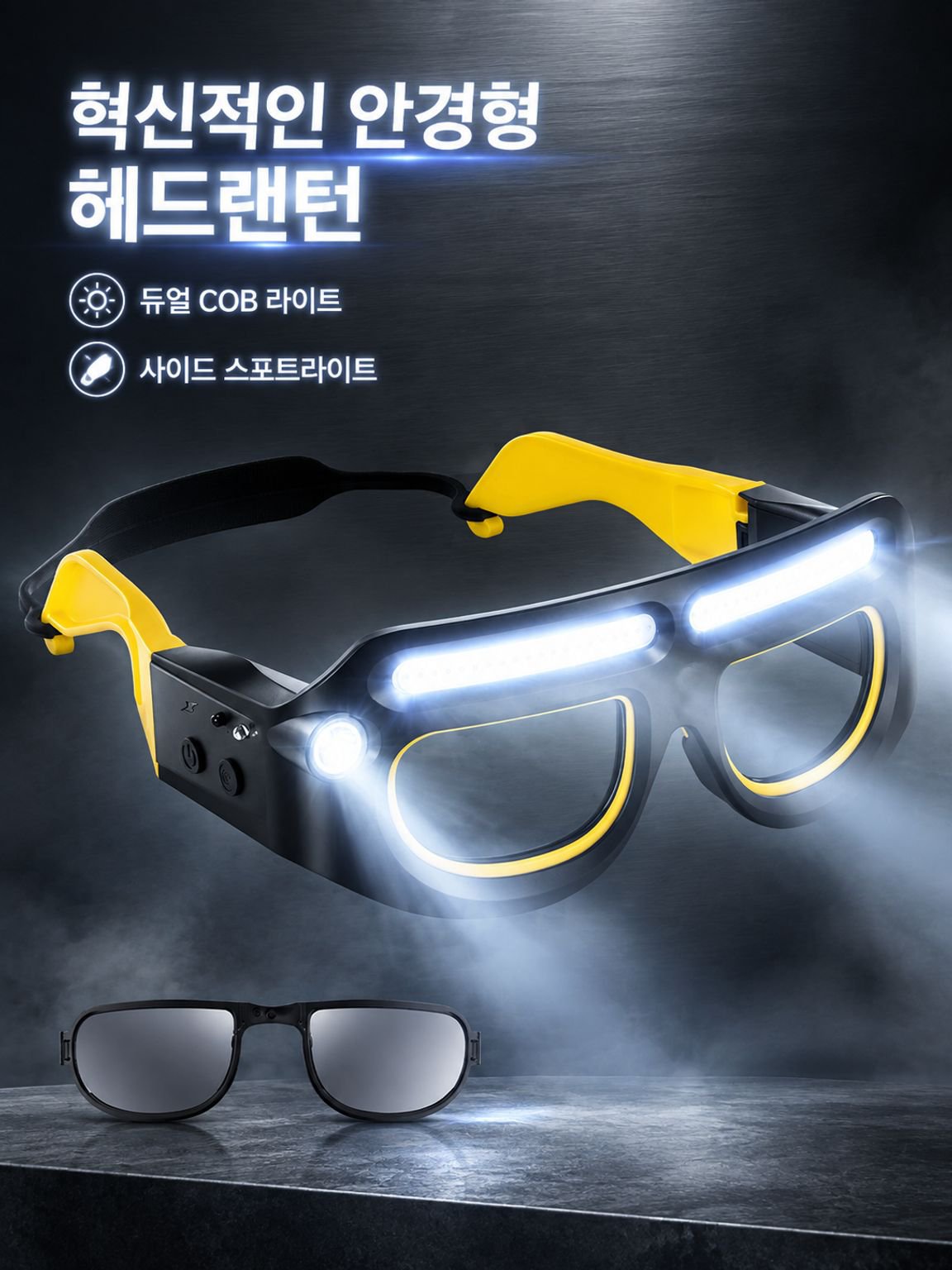 다기능 스마트 아웃도어 헤드램프