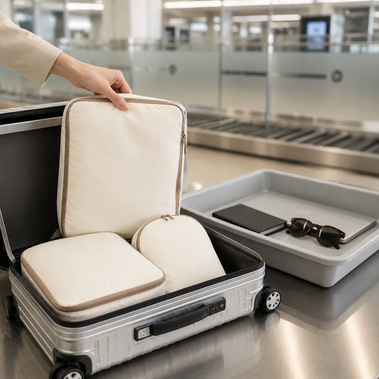 Grand sac de rangement pour organisation de valise