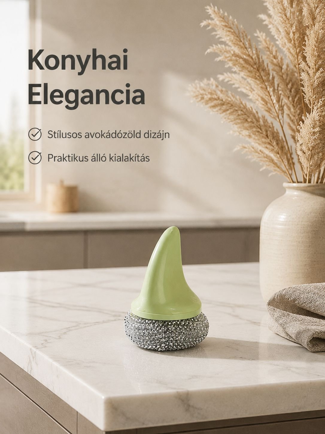 Konyhai tisztító edénykefe