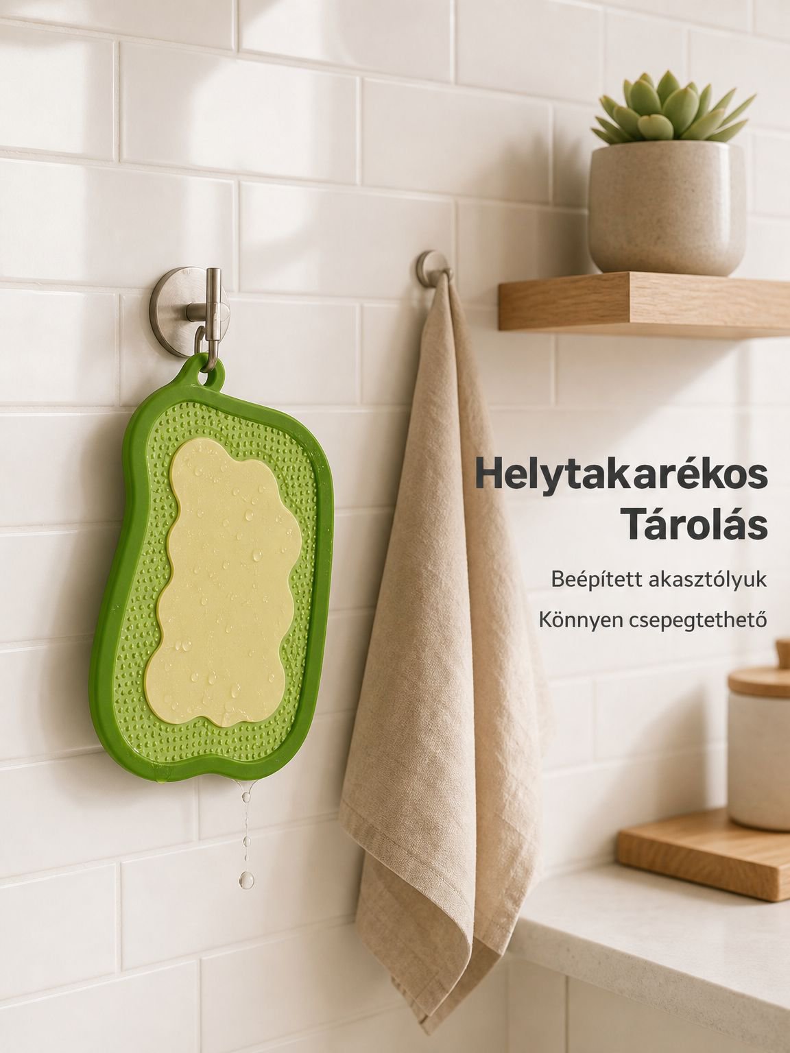 Kreatív 3 az 1-ben szilikon hőálló alátét a konyhába