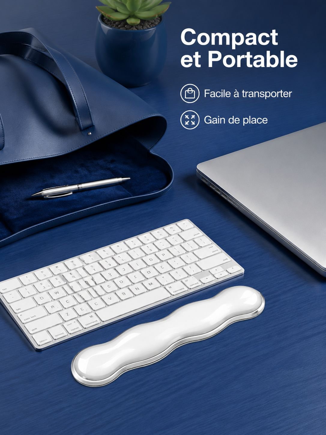 Repos-poignet en silicone pour clavier