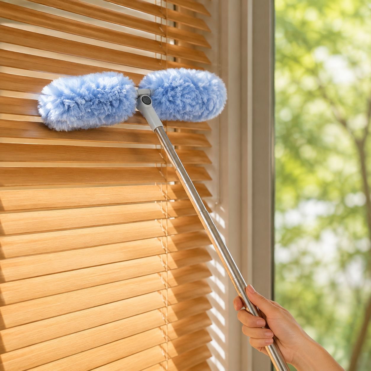 Herramienta de limpieza de polvo desechable y extensible