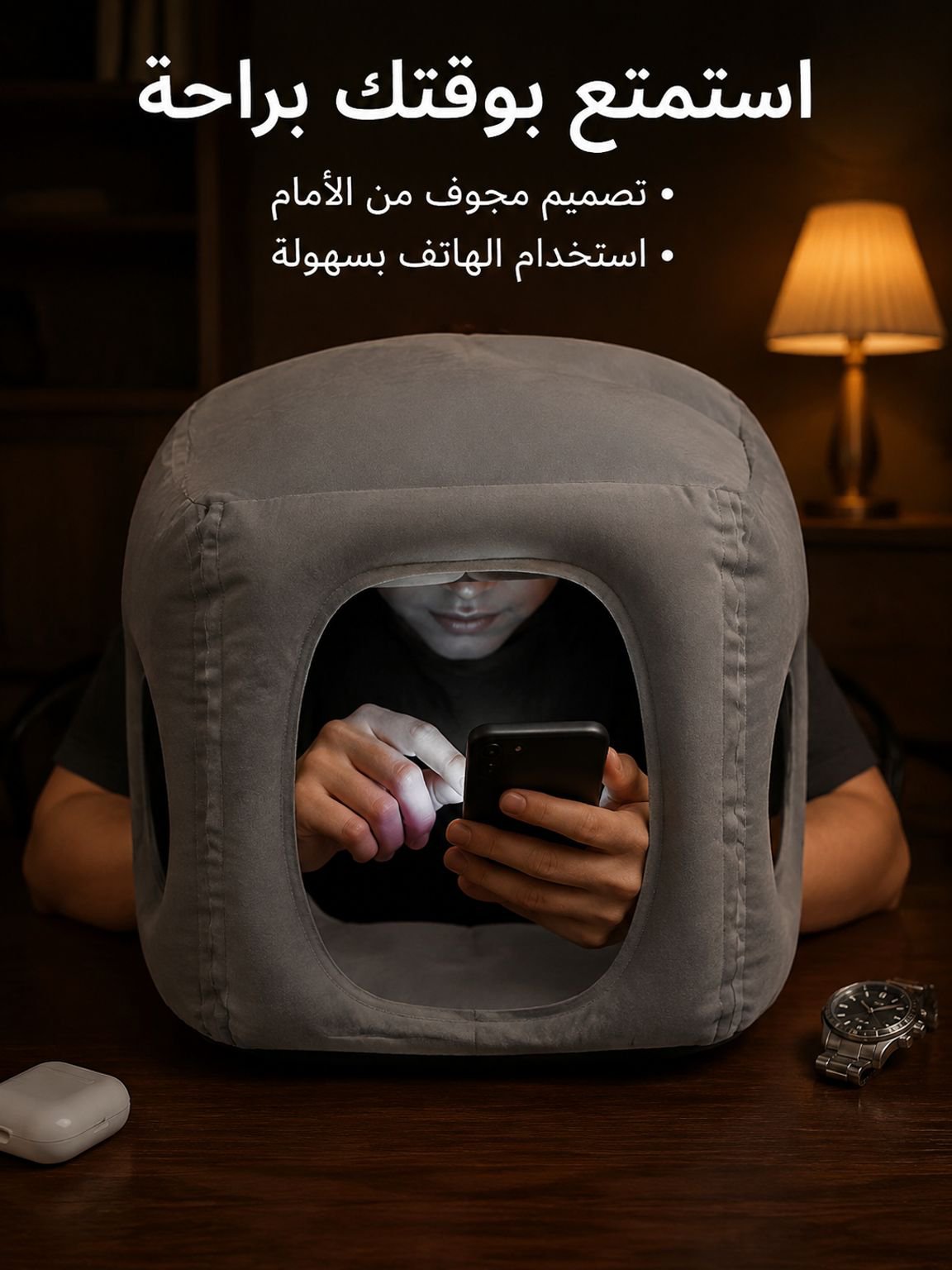 (لتجاوز الرحلات الطويلة بسهولة) وسادة نوم مثالية للطائرة