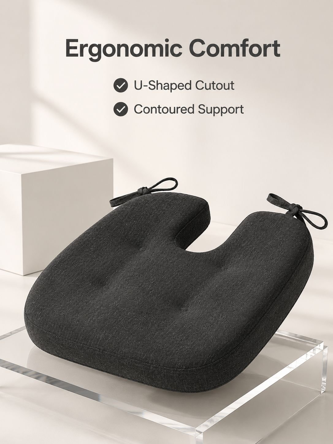 Ergonomic Horseshoe Seat Pad