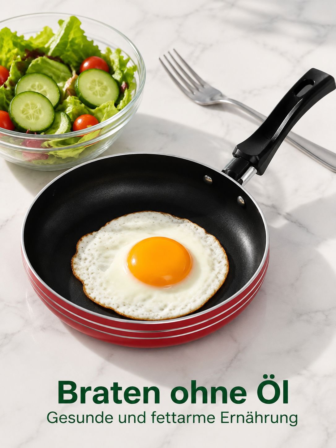 Mini-Bratpfanne mit ergonomischem Griff
