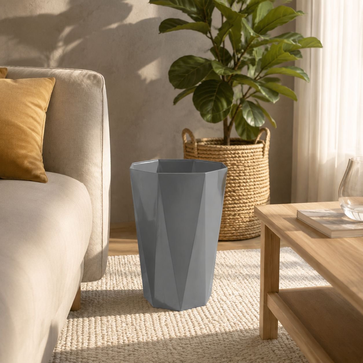 Large capacity bin for kitchen waste management