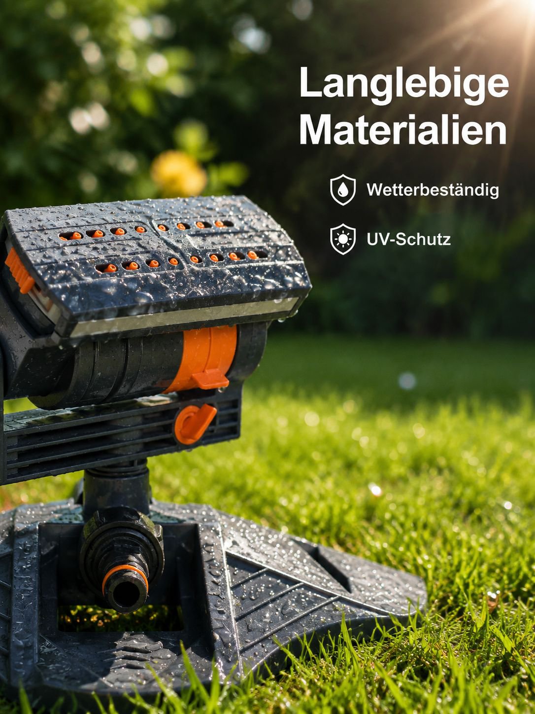 Automatischer Schwenkregner mit Turm-Design