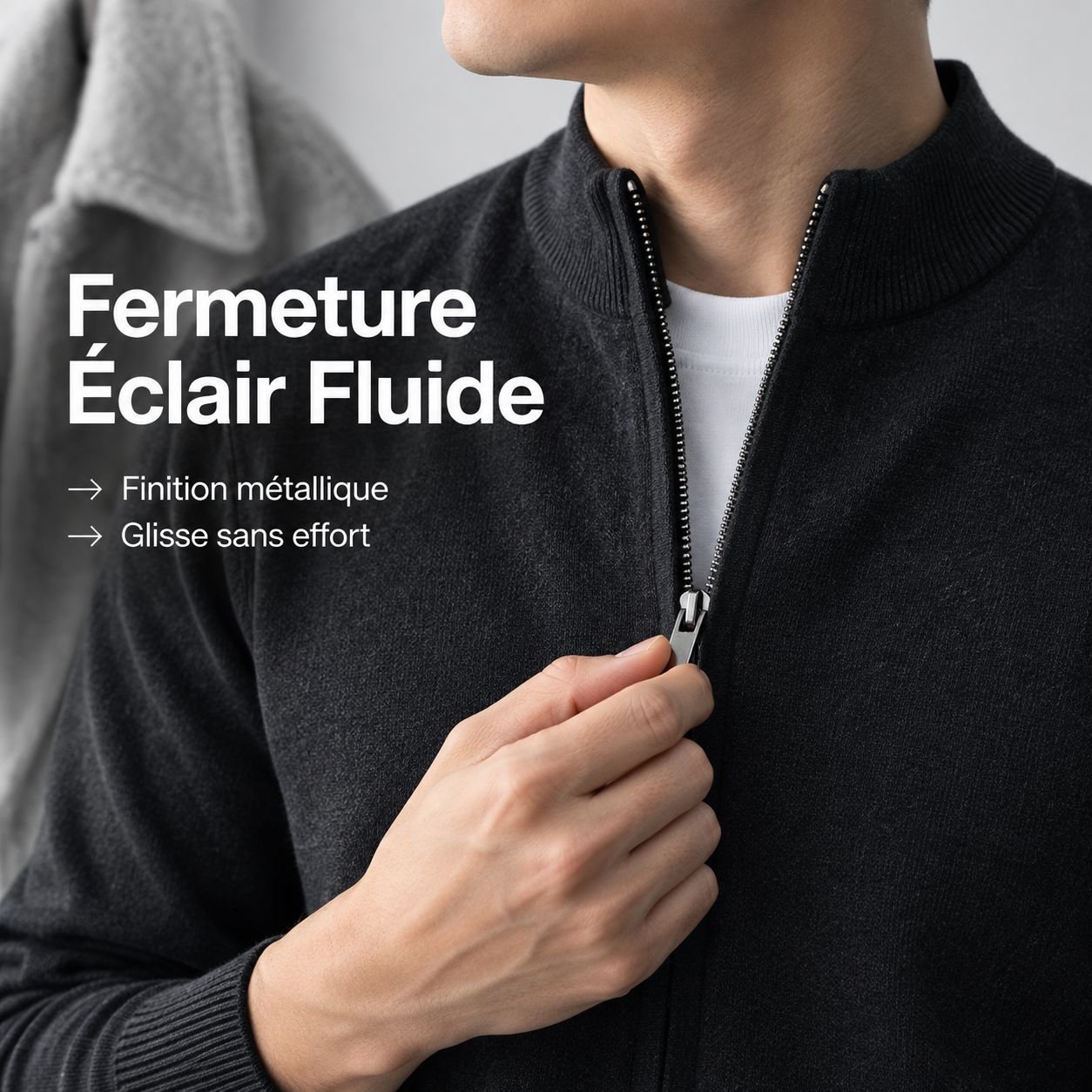 Haut en maille décontracté et tendance pour homme, automne