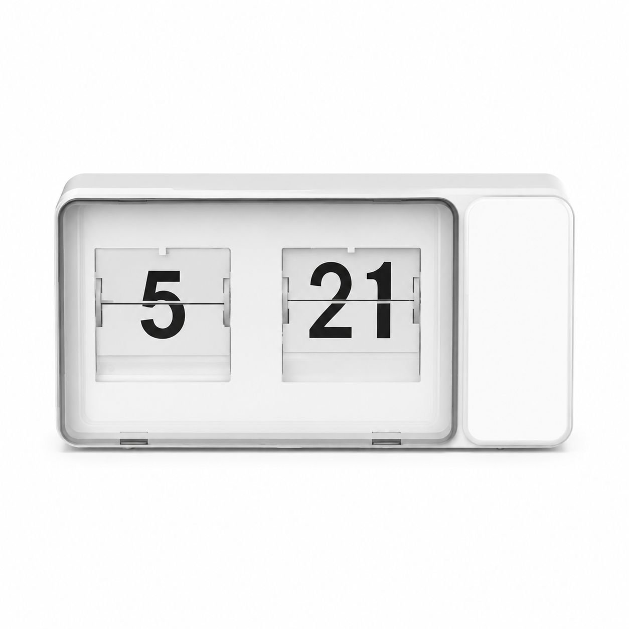 Reloj digital tipo página en colores macaron para dormitorio y estudiantes
