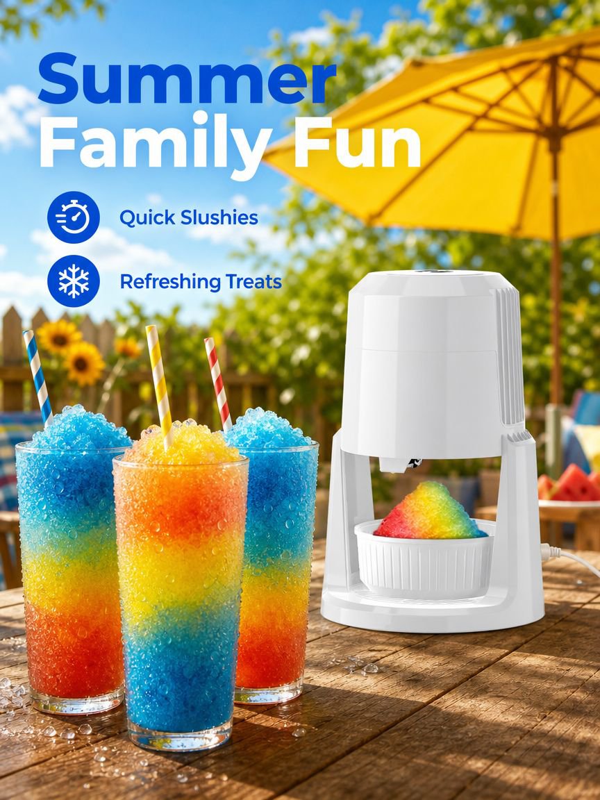 Fully Automatic Dual-Speed Ice Shaver