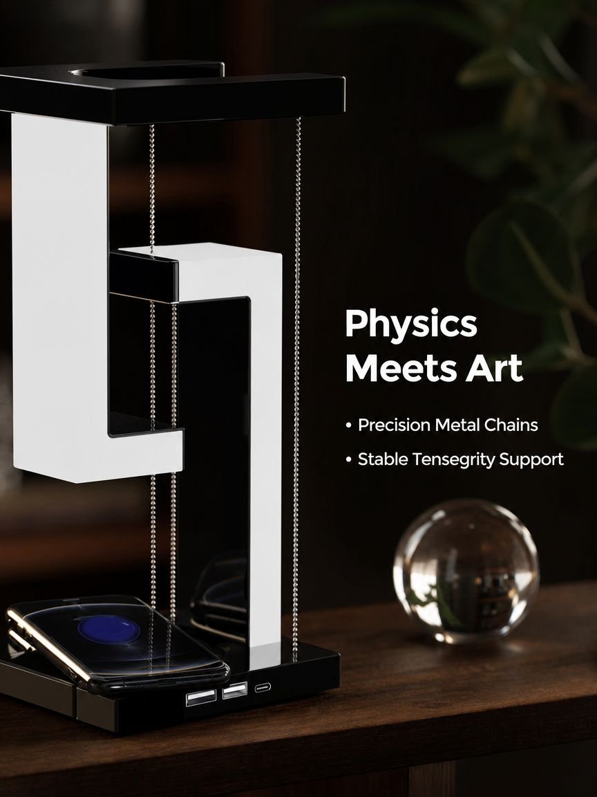 Wireless charging pendant light table lamp