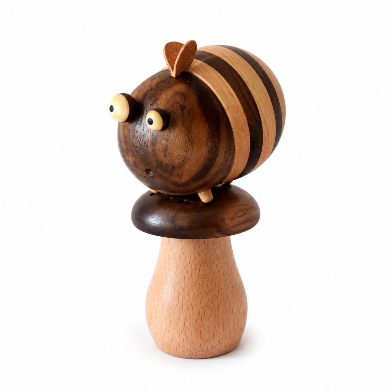 Premium Wooden Cute Toothpick Jar for Living Room & Dining Room
