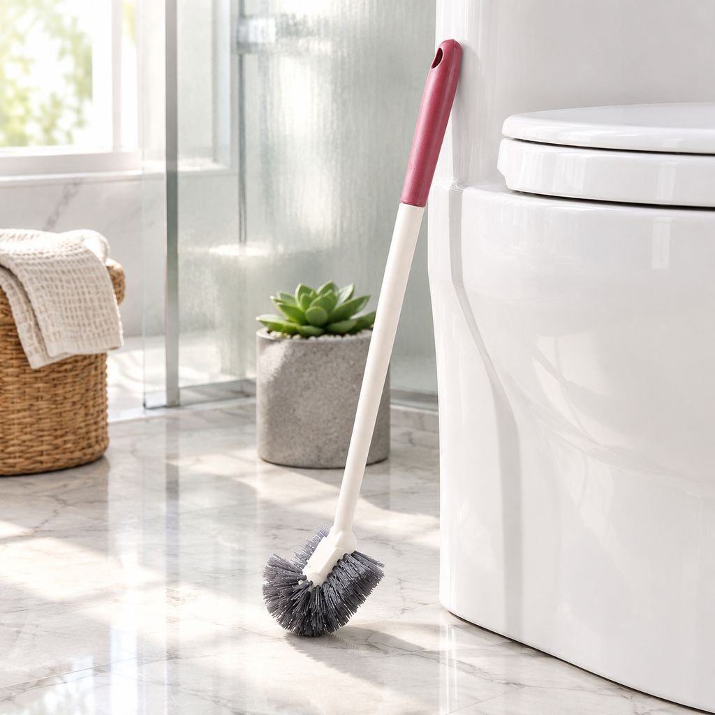 Cepillo de baño de mango extendido con cerdas suaves para una limpieza completa