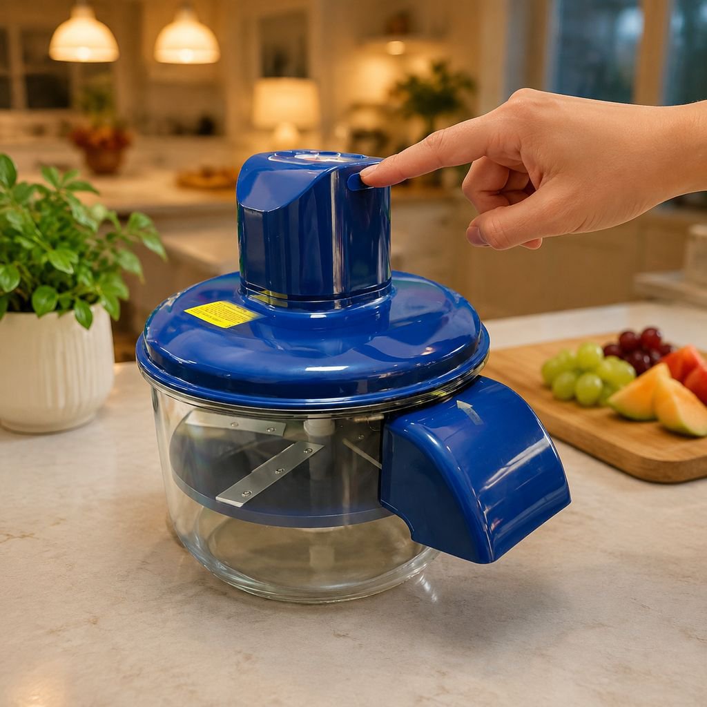 Electric grape peeler peeling multiple green grapes