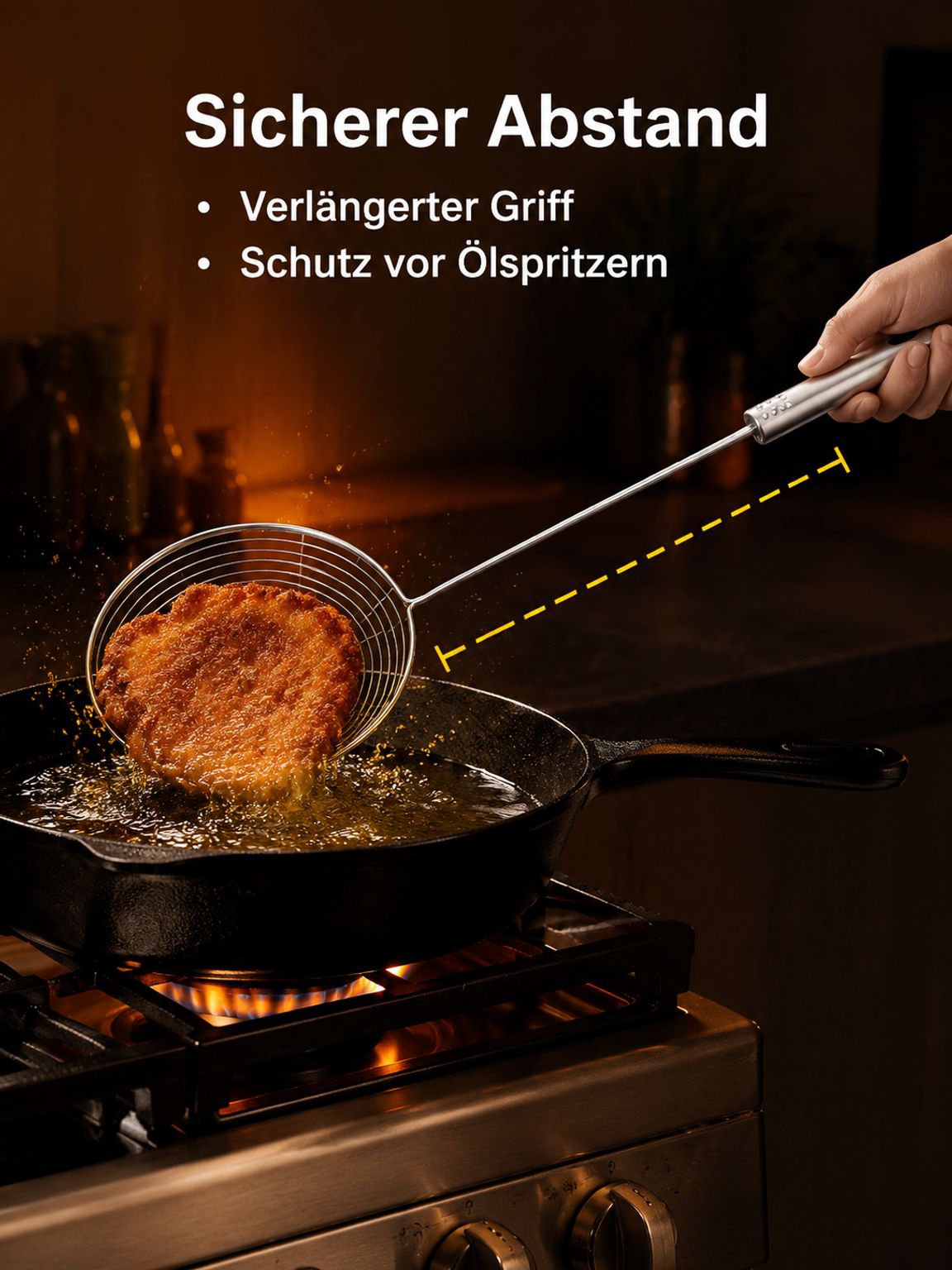 Küchensieb in ergonomischem Design