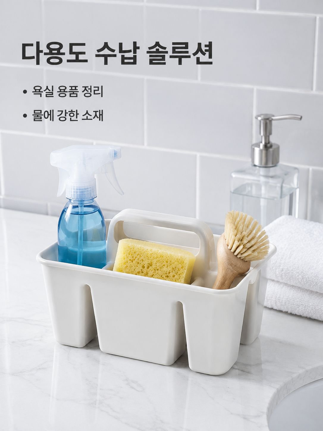 책상 수납 바구니, 책상 수납함, 다용도 정리 바구니