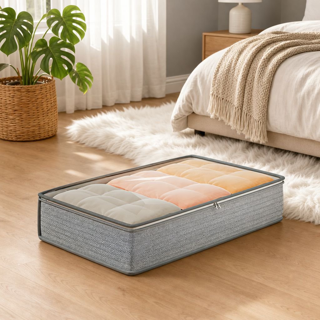 Large Capacity Under Bed Storage Box for Clothes and Quilts
