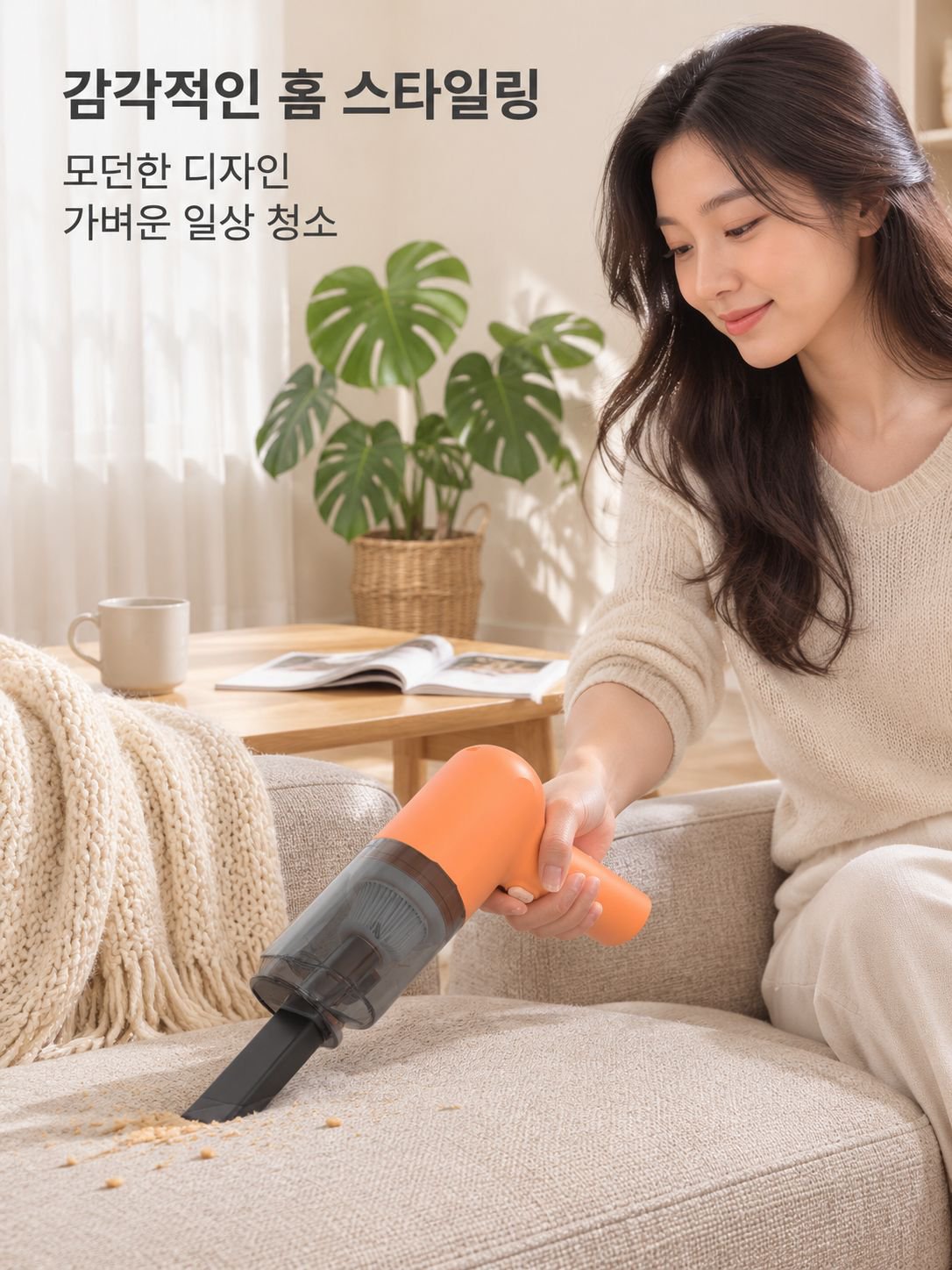 무선 휴대용 진공청소기