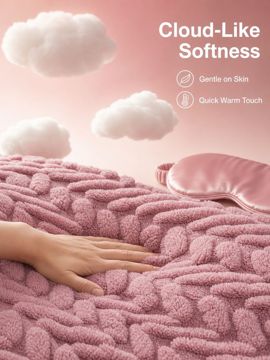 Thickened Jacquard Fleece Blanket