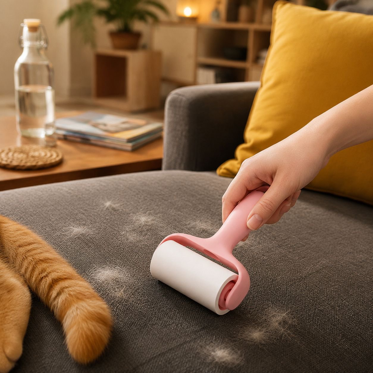 Travel-friendly lint remover fits in your bag