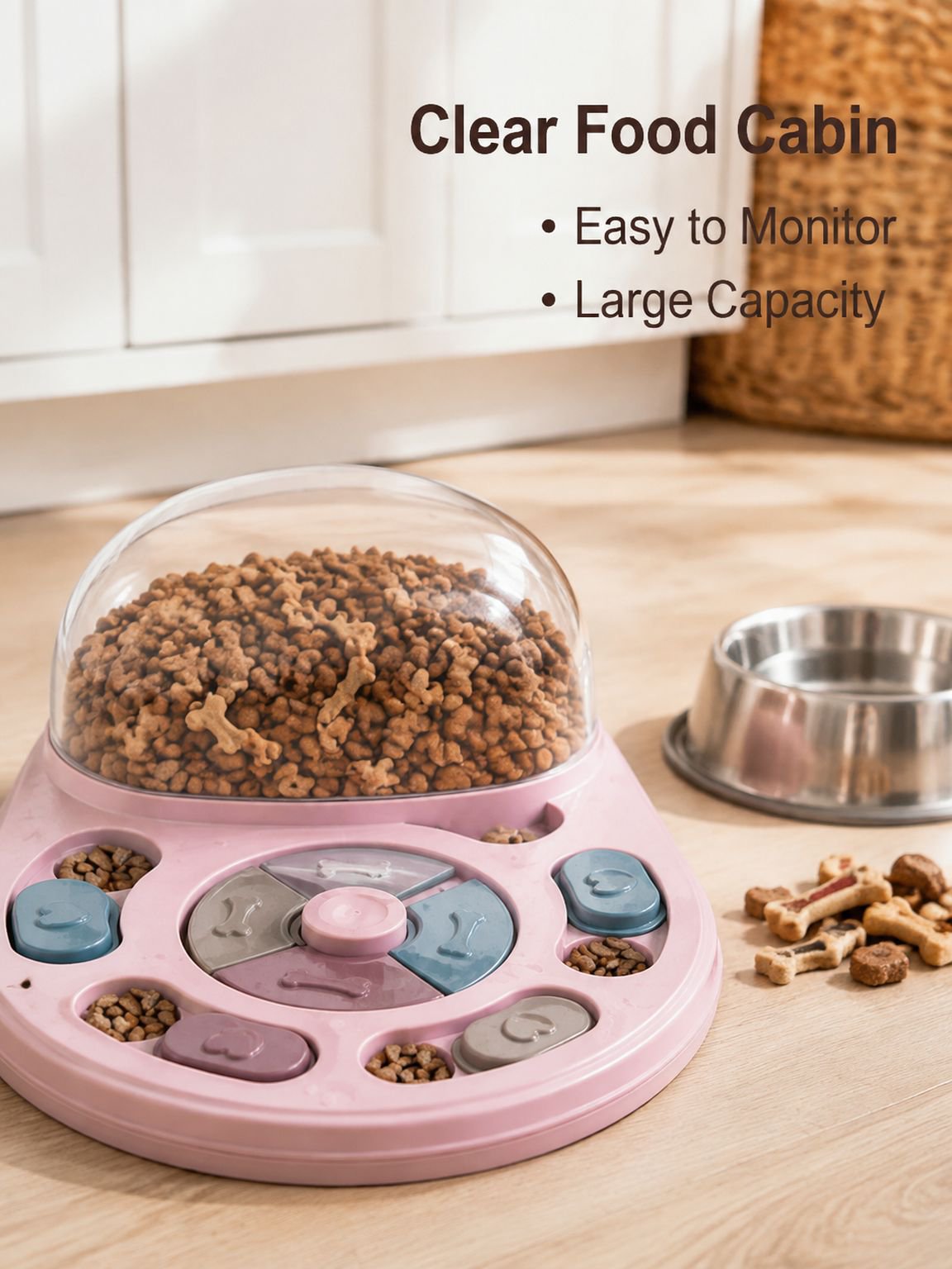 Pet Dog Spinning Slow Food Bowl