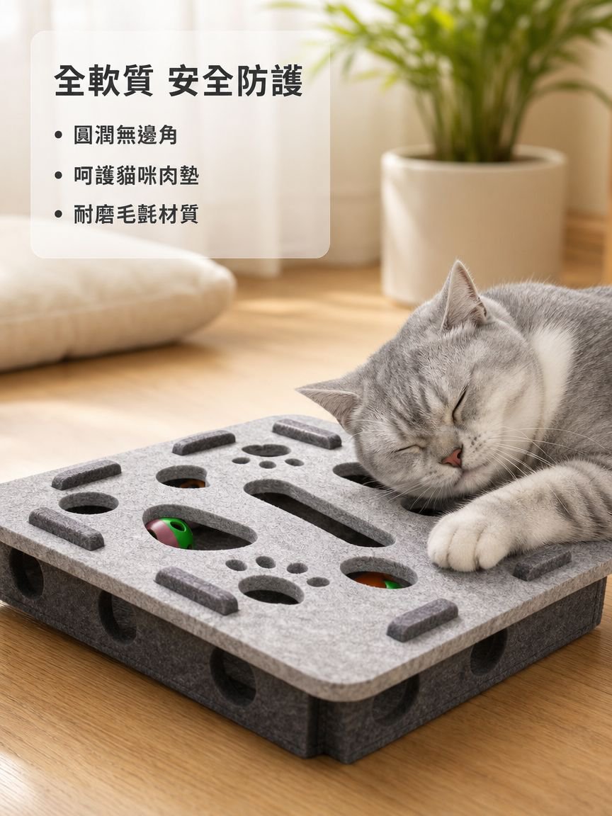 寵物貓用益智解謎玩具