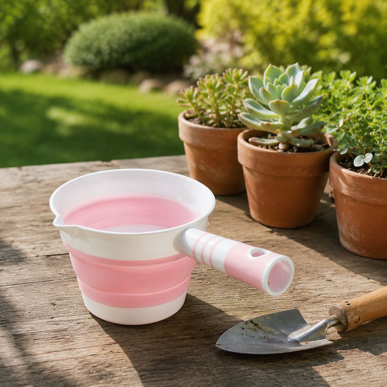 Versatile silicone ladle for serving food