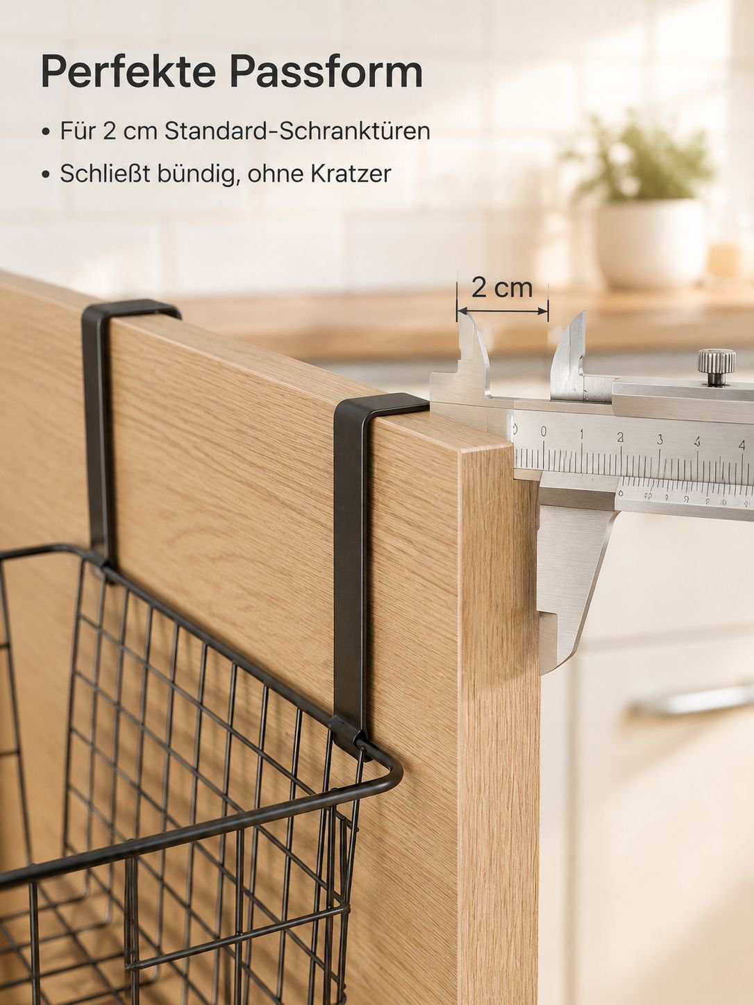 Praktischer Schrank-Organizer zur Aufbewahrung von Küchenutensilien