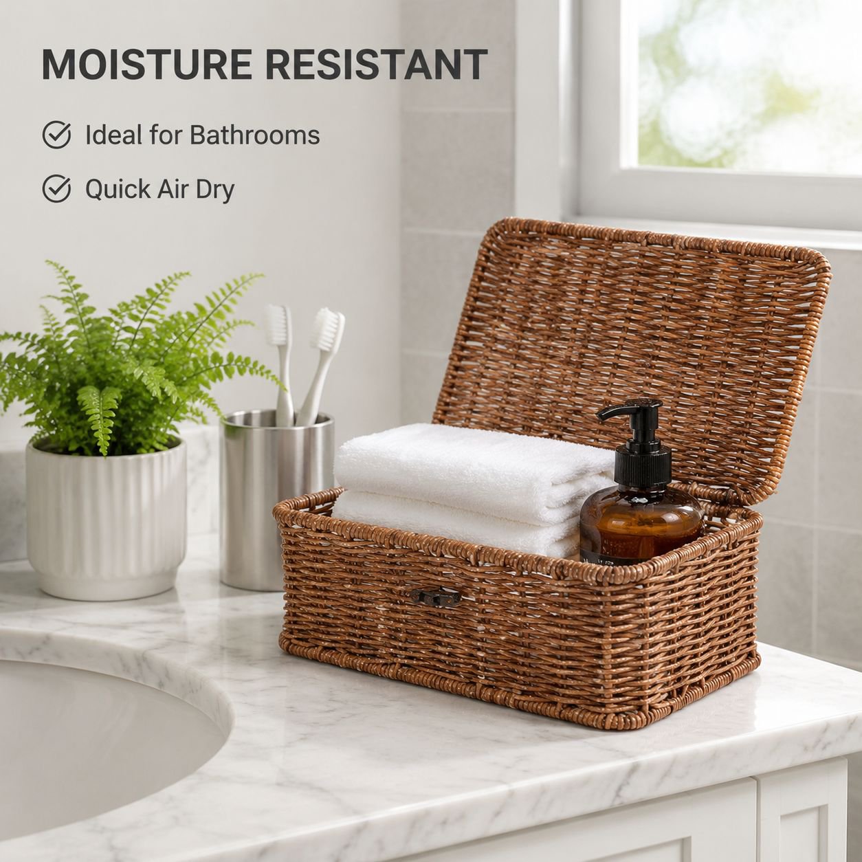 Multi-Purpose Storage Box and Organizer Basket