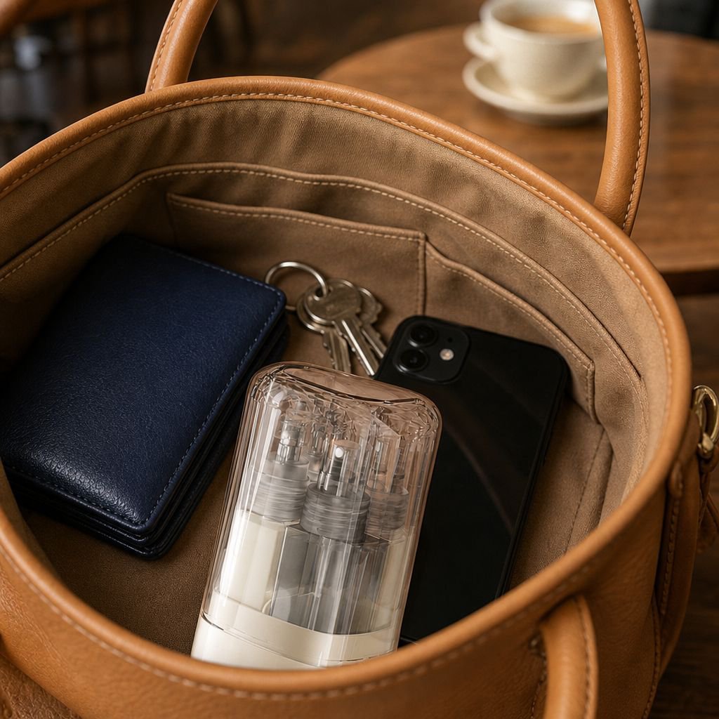 Portable Skin Lotion Dispenser Bottle