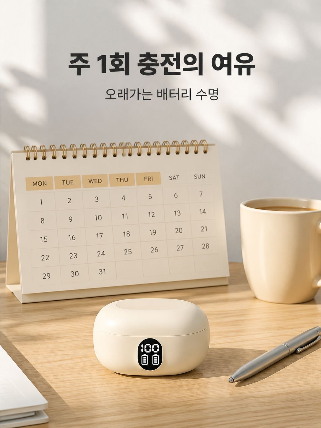 디스플레이 초장시간 배터리 무선 블루투스 이어폰