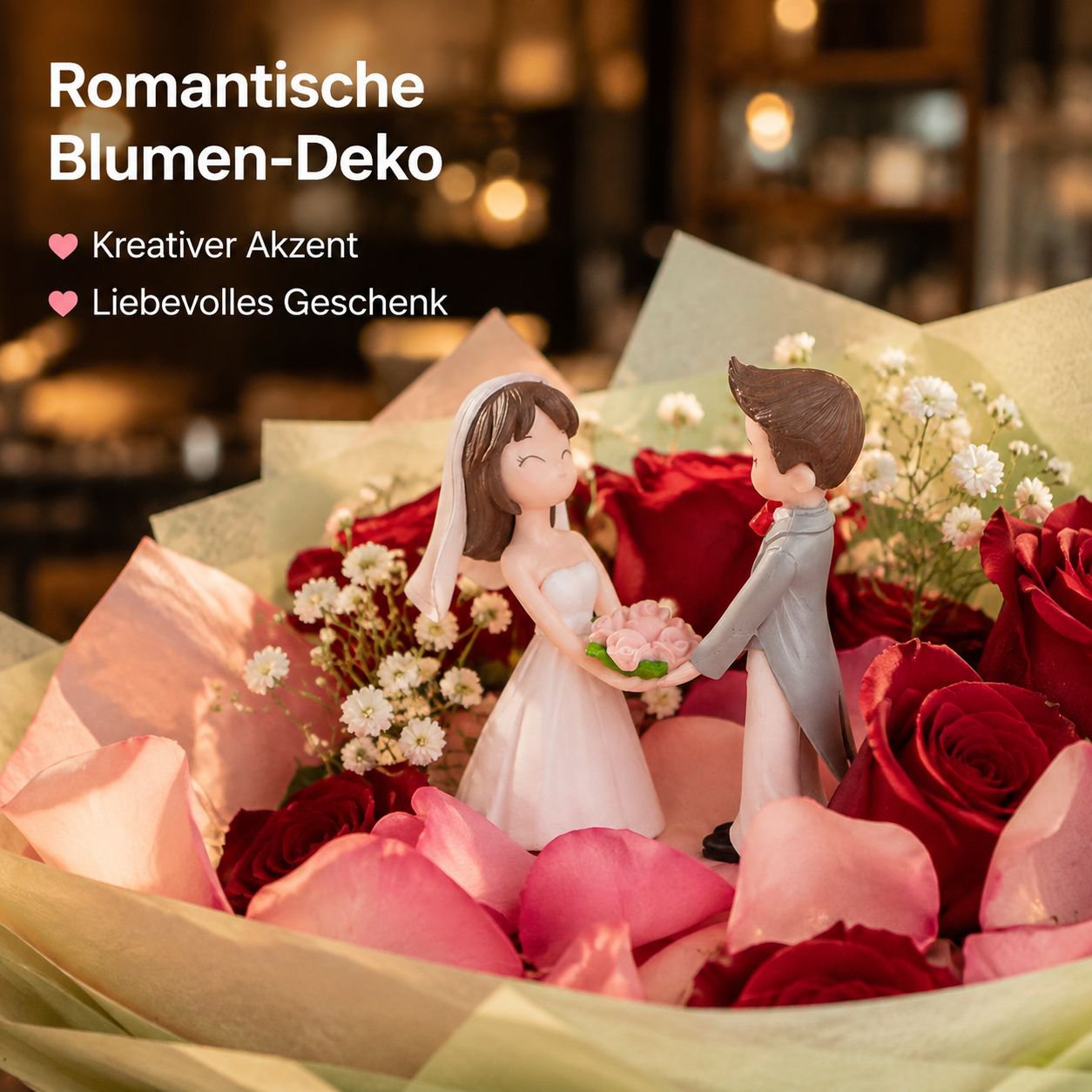 Miniaturfiguren fuer Mikro-Landschaften, Blumenstraeusse und Tortendekoration