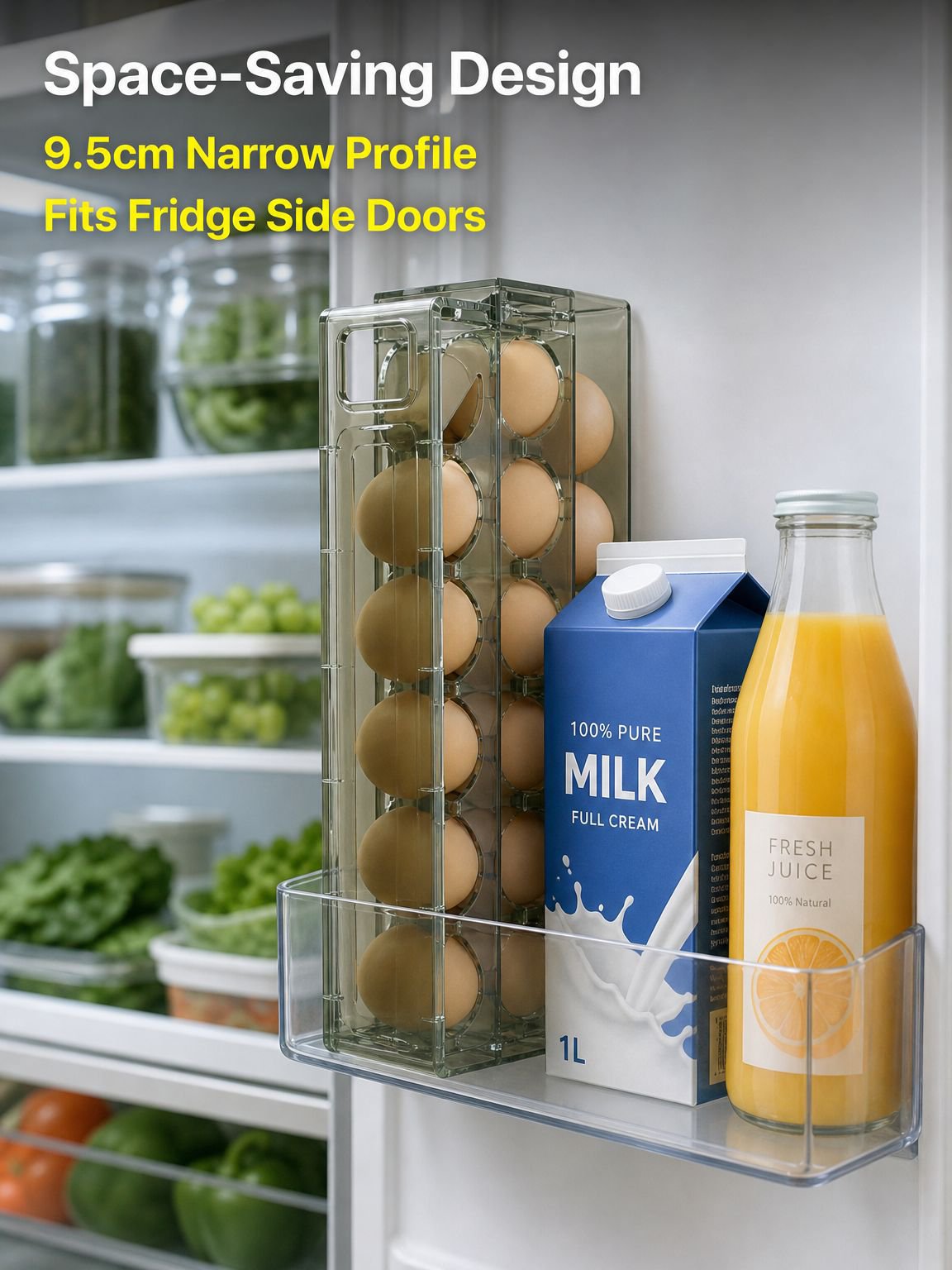 Layered Egg Tray for Fridge
