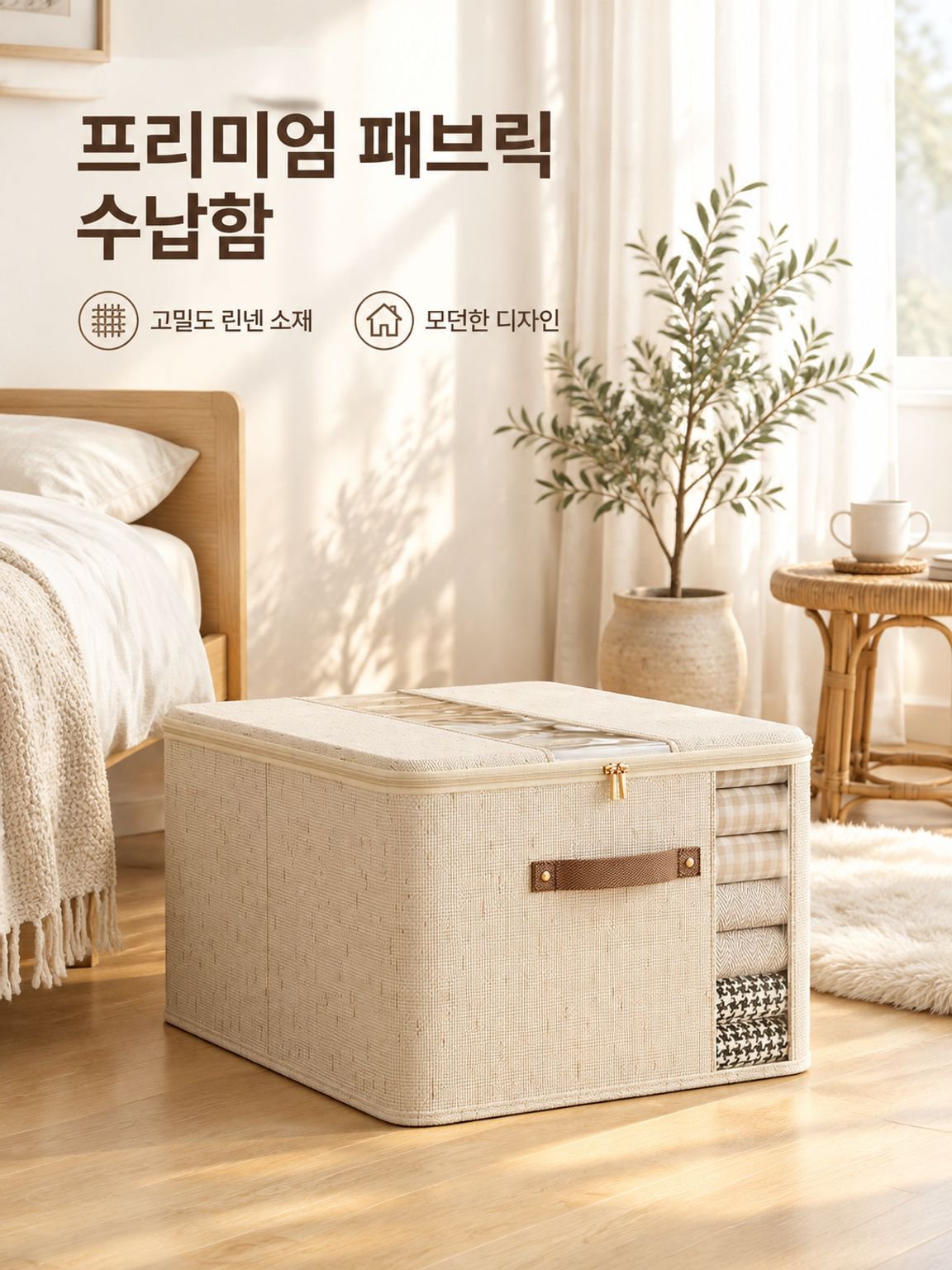 패브릭 수납 상자