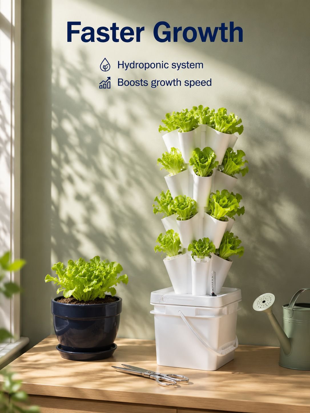 Product in use in a modern home setting