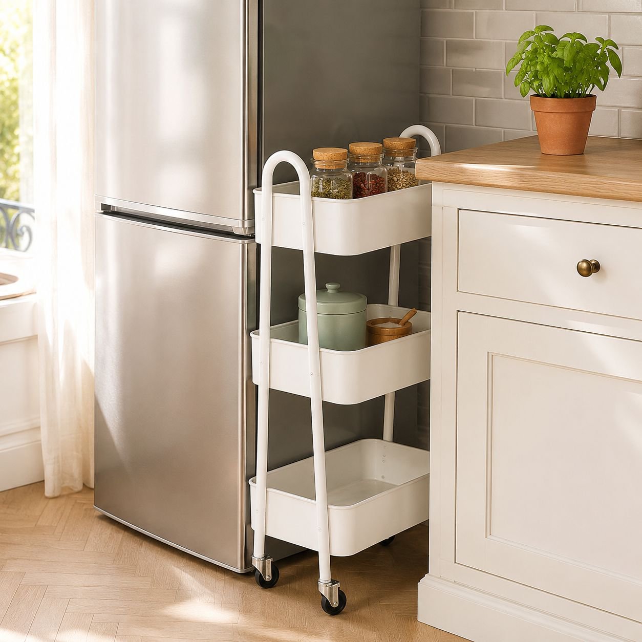 Etagères amovibles chambre à coucher rack de rangement cuisine salle de bain rack de rangement multi