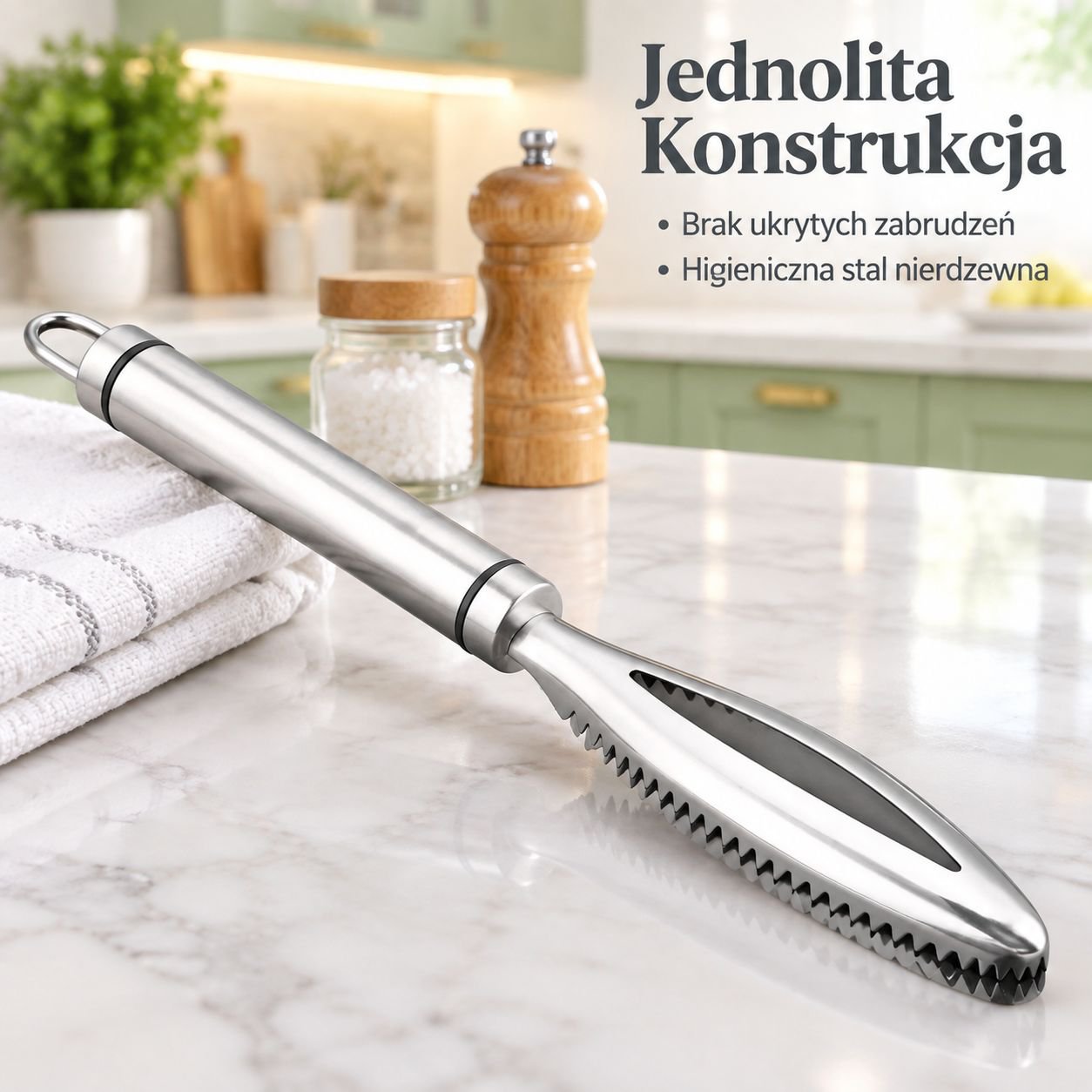 Skrobak do ryb ze stali nierdzewnej