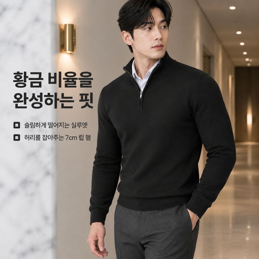 지퍼 스탠드넥 맨투맨 운동복