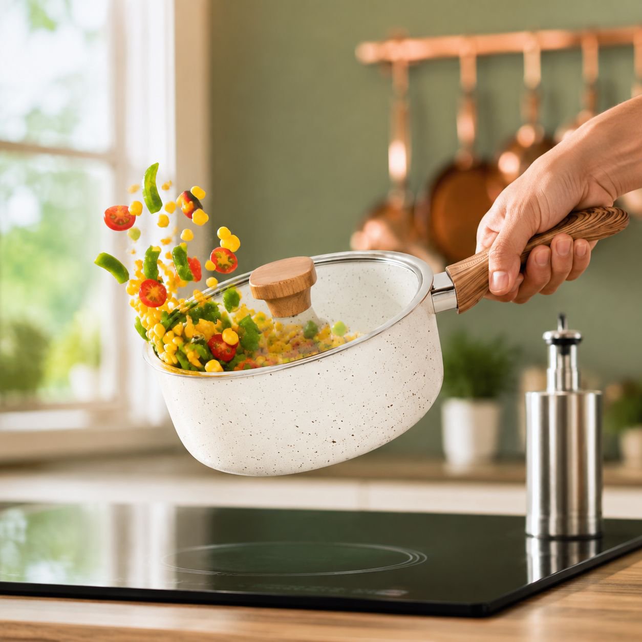 Household wheat stone nonstick pan frying pan pan pan milk pan snow pan soaking pan