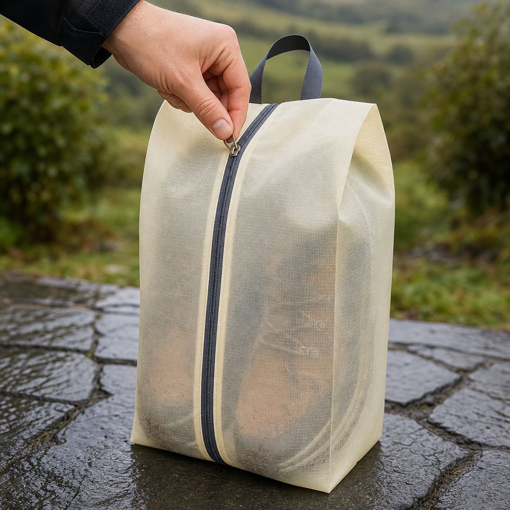 Waterproof and dustproof shoe storage bag