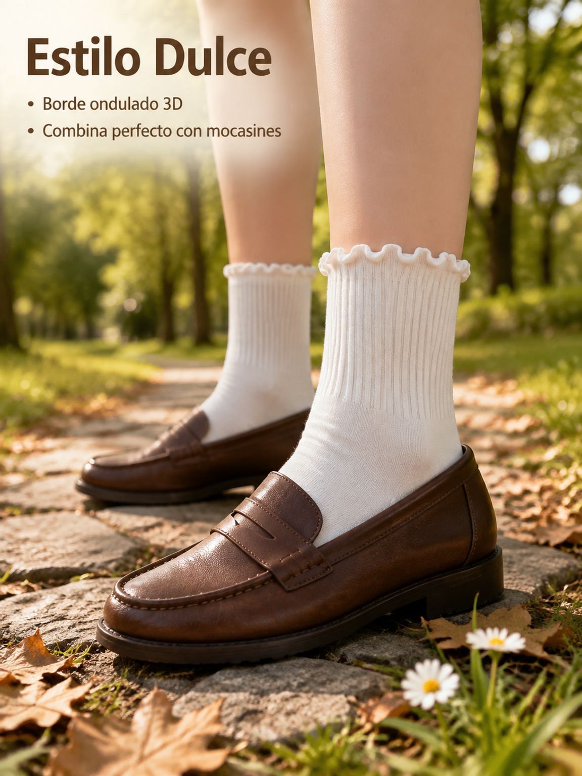 Accesorios femeninos: calcetas lindas
