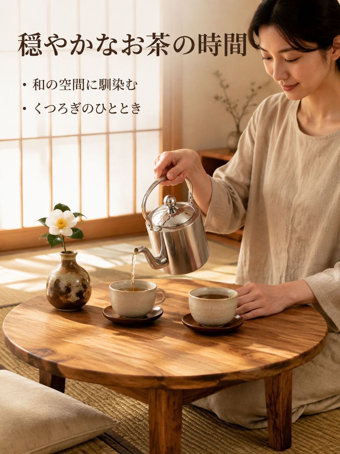 多機能ステンレス製ティーセット