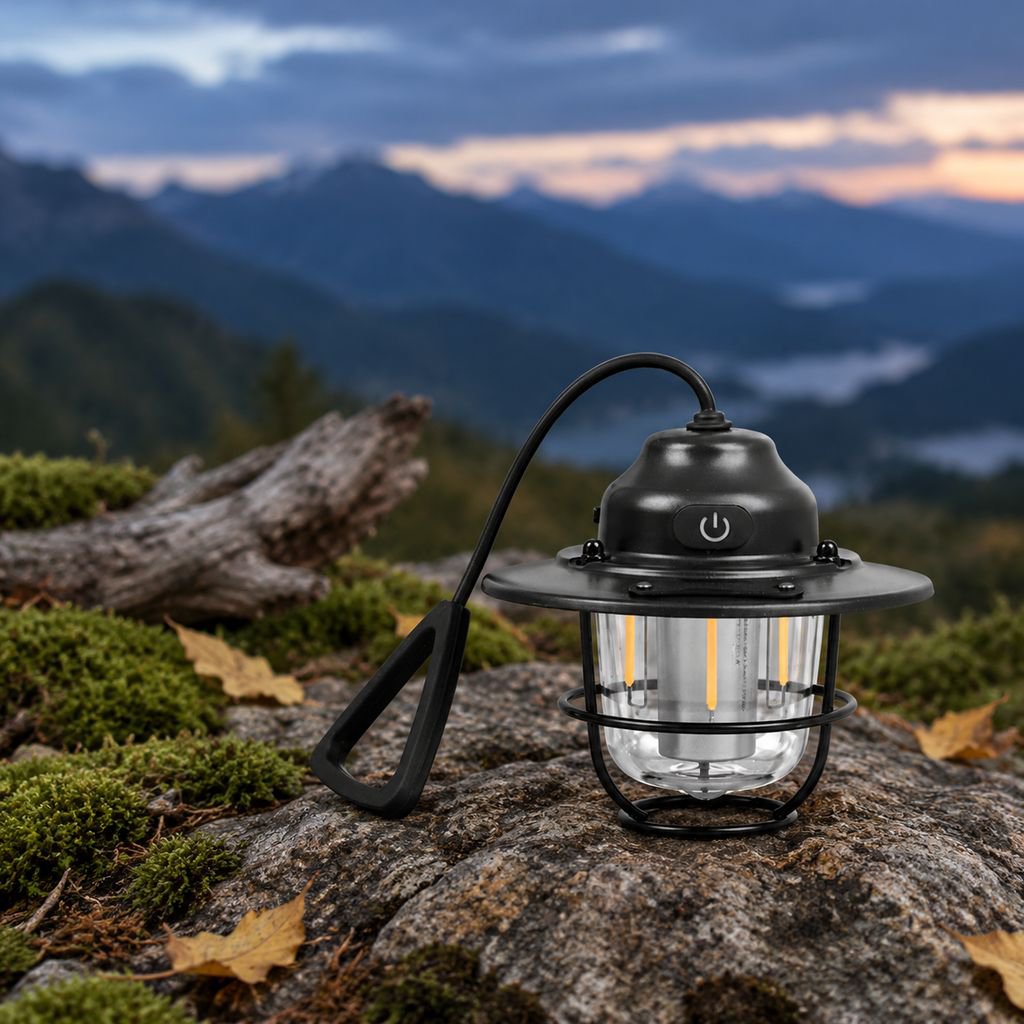 Tragbare Camping-Kiefernzapfen-Lampe Hohe Leuchtleistung für Außenbeleuchtung