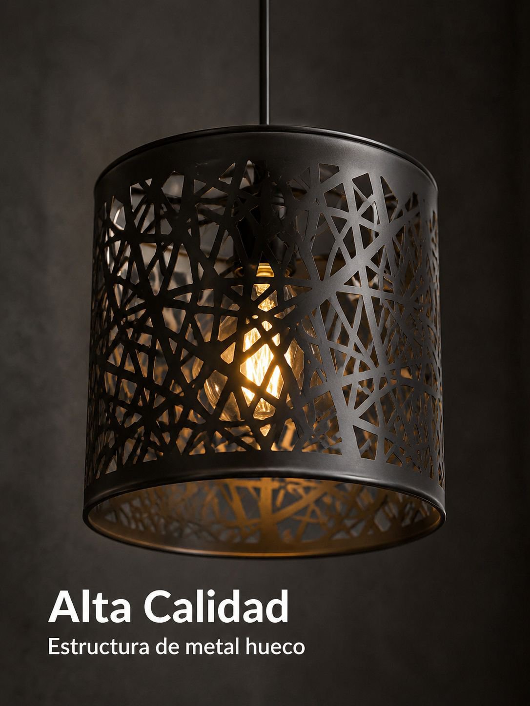 Pantalla creativa con bombilla hueca