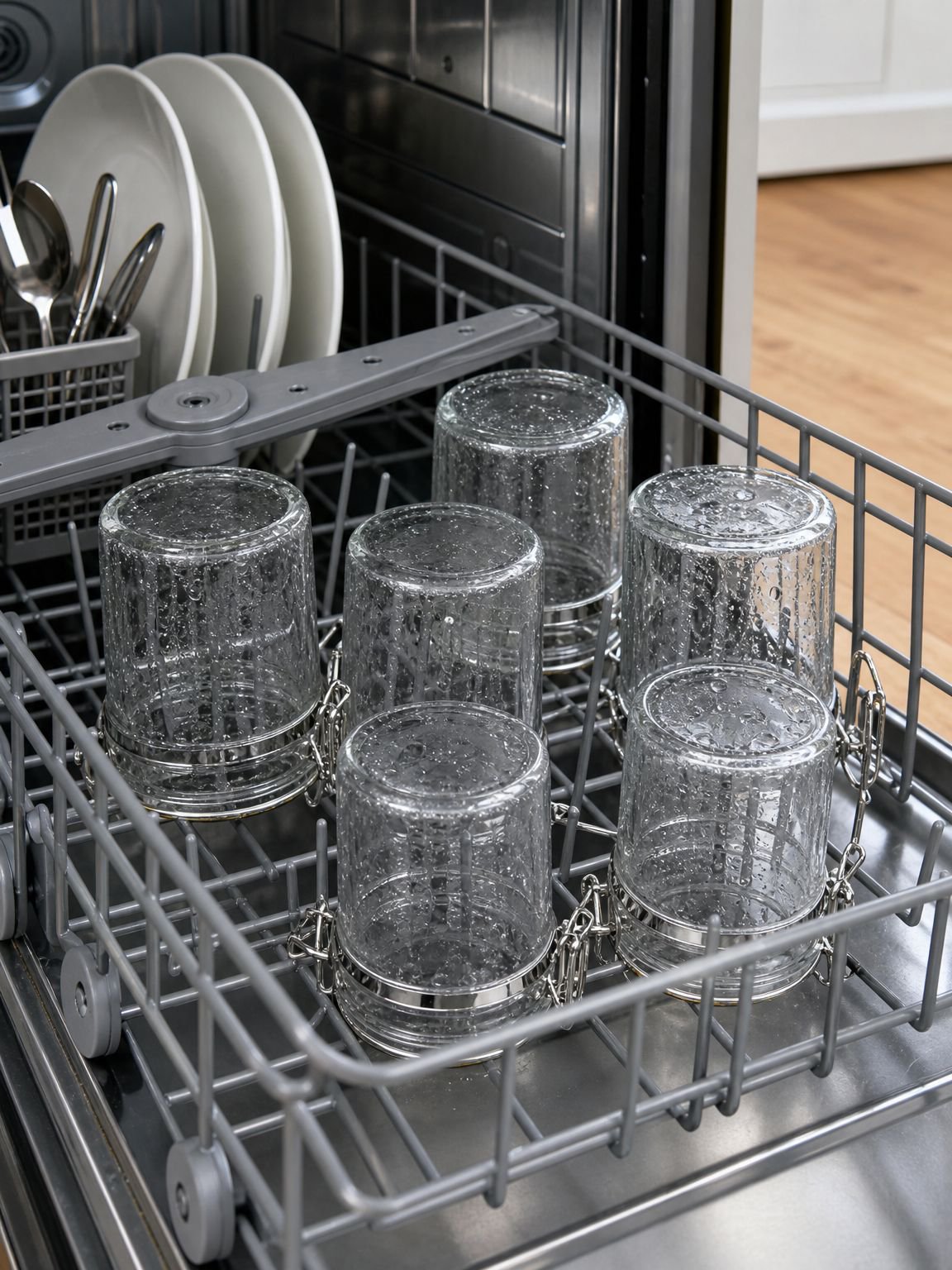 BPA-free glass container suitable for grains, cereals, and tea