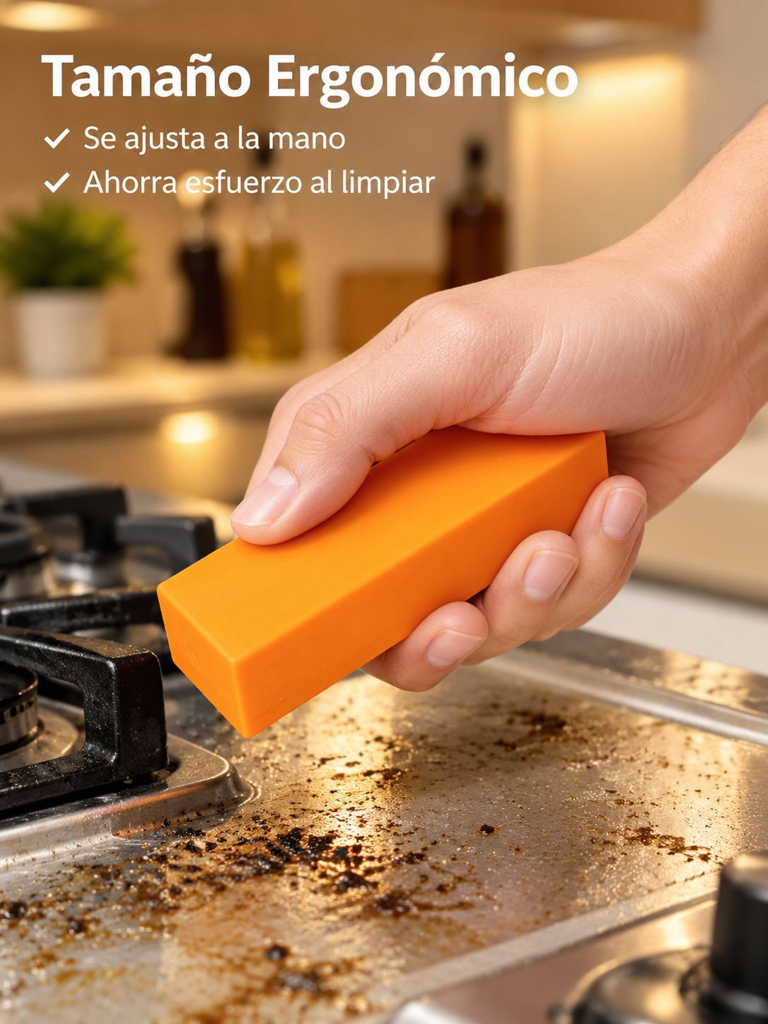 Borrador de limpieza de acero inoxidable